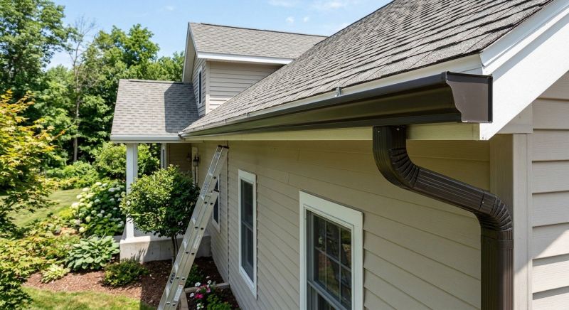 Steel Rain Gutter Installation in Everett, WA